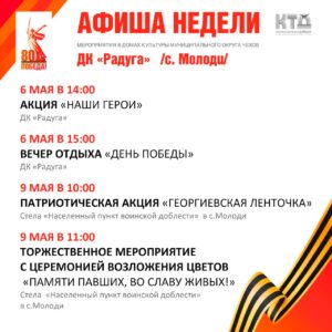 Подробнее о статье Анонс мероприятий на неделю