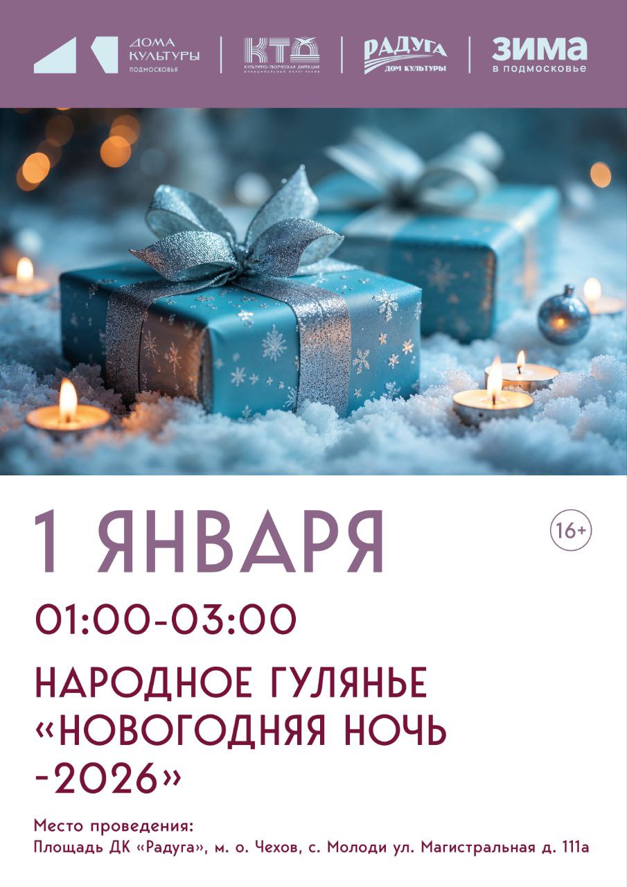Подробнее о статье Народное гулянье «Новогодняя ночь — 2026»